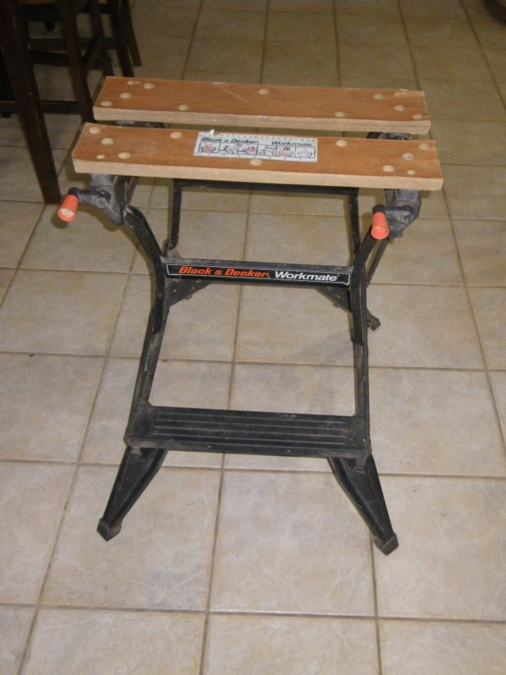 Vintage Black & Decker Workmate Folding Portable Workbench Sawhorse Vise